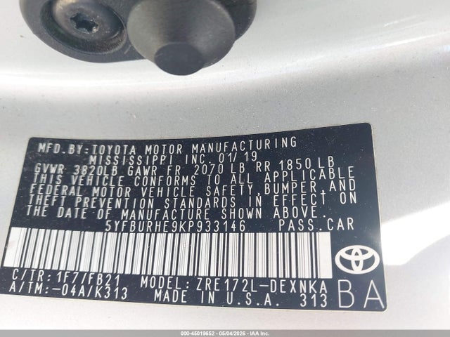 Toyota Corolla Le
