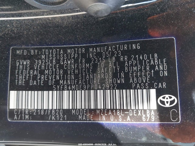 Toyota Corolla Le