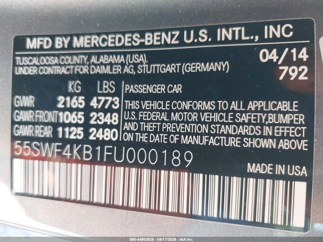 Mercedes-Benz C-Class Luxury 4matic