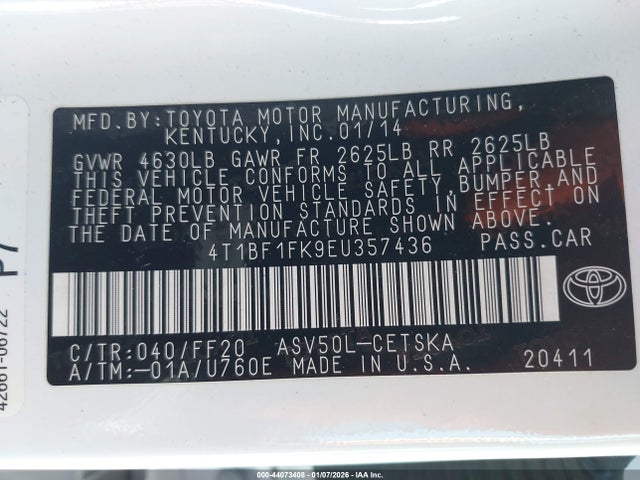 Toyota Camry Se