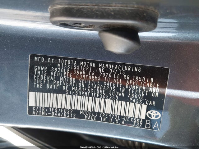 Toyota Corolla S Plus