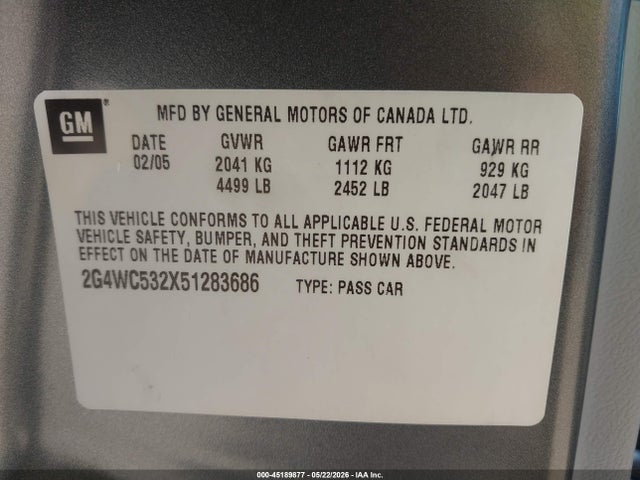Buick LaCrosse Cx