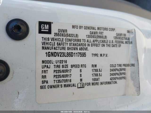 Chevrolet Uplander Ls
