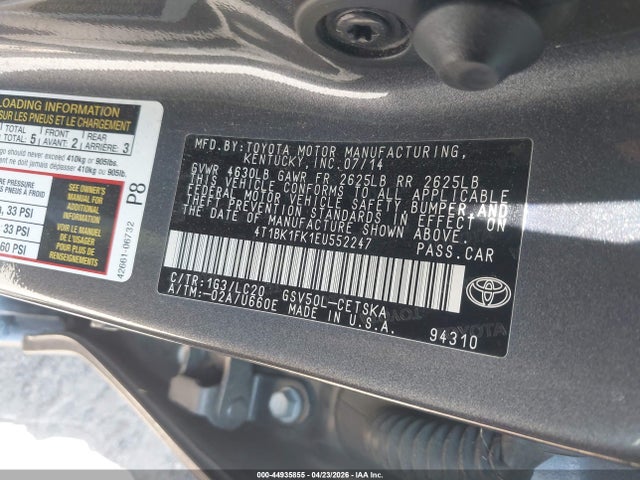 Toyota Camry Se V6