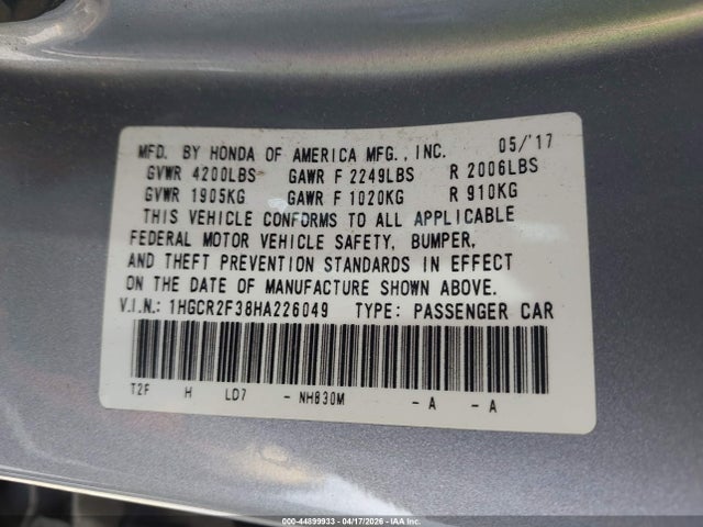 Honda Accord Lx