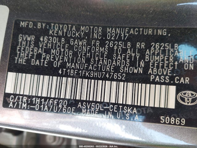 Toyota Camry Se