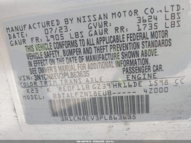Nissan Versa 1.6 Sv Xtronic Cvt