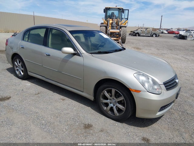 Salvage INFINITI G35x Image