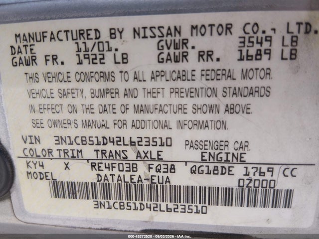 Nissan Sentra Gxe