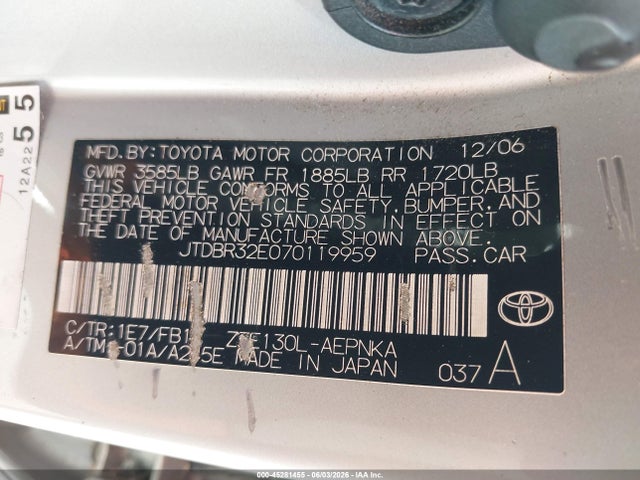Toyota Corolla Le