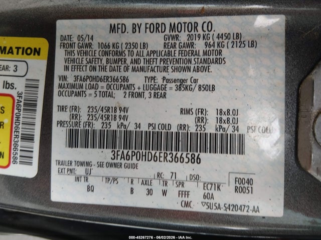 Ford Fusion Se