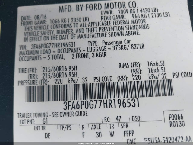 Ford Fusion S