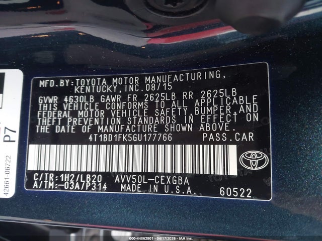 Toyota Camry Xle