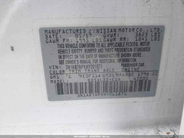 Nissan Sentra Sv