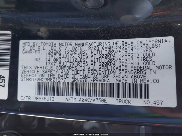 Toyota Tacoma Prerunner V6