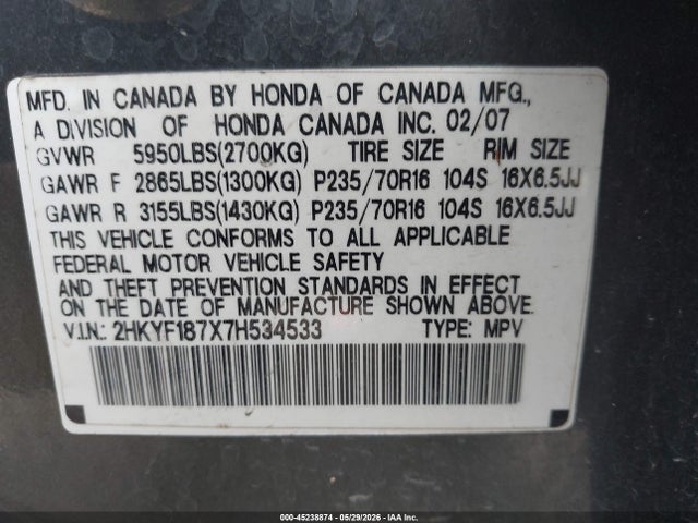 Honda Pilot Ex-l