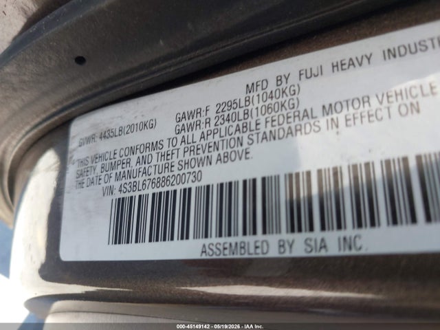 Subaru Legacy 2.5gt Limited