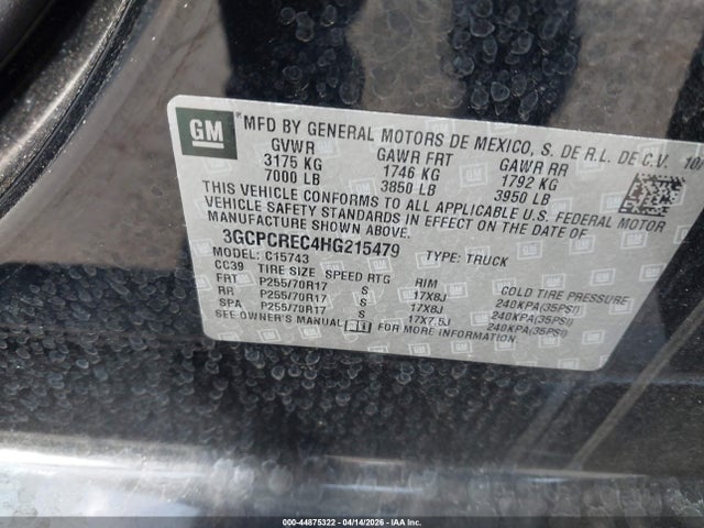 Chevrolet Silverado 1500 1lt