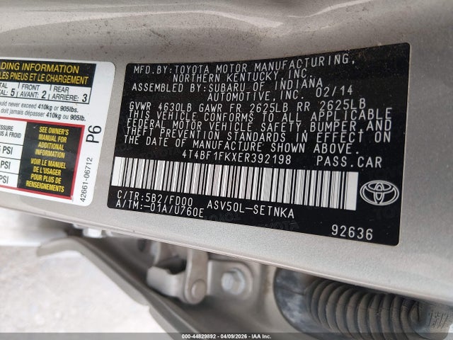 Toyota Camry Le