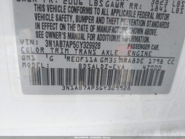 Nissan Sentra Sv