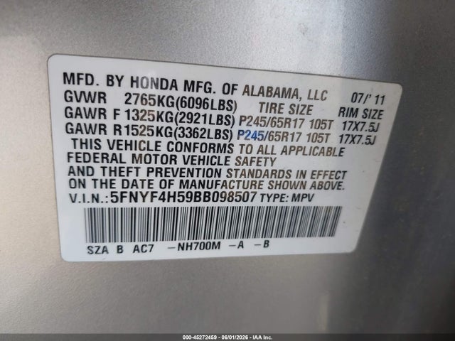 Honda Pilot Ex-l