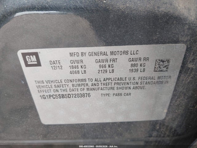 Chevrolet Cruze 1lt Auto