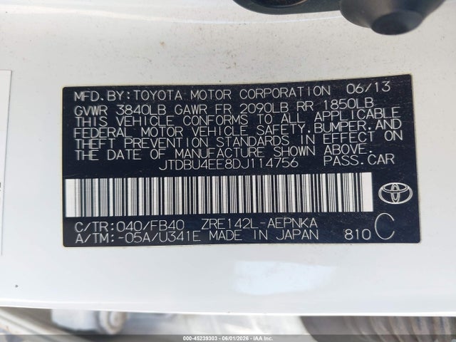 Toyota Corolla Le