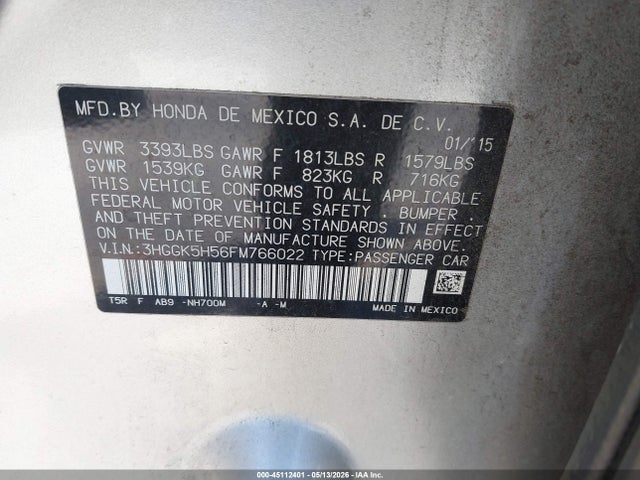 Honda Fit Lx