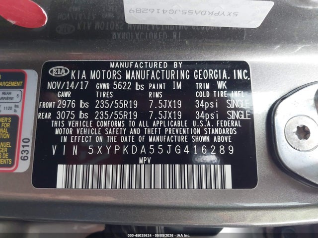 Kia Sorento 3.3l Sx