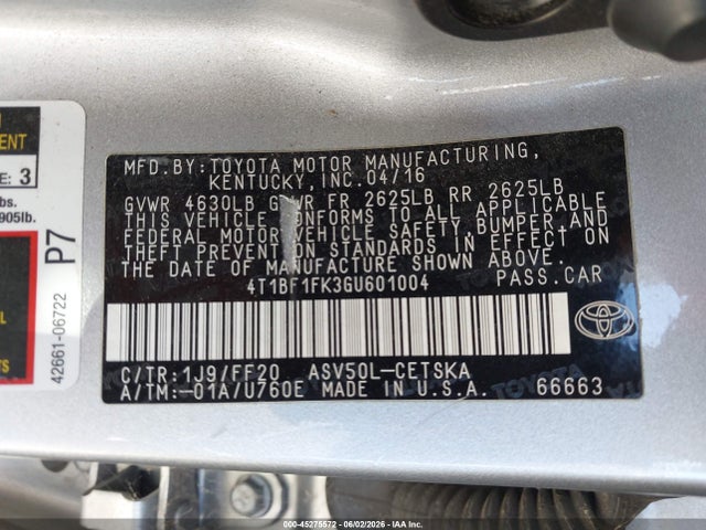 Toyota Camry Se