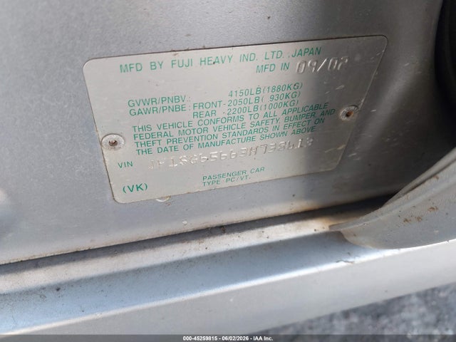 Subaru Forester Xs