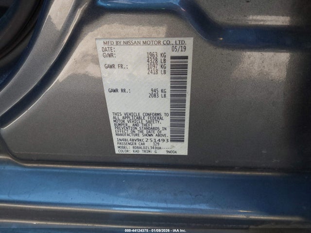 Nissan Altima 2.5 S