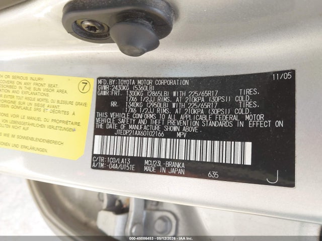 Toyota Highlander Limited V6