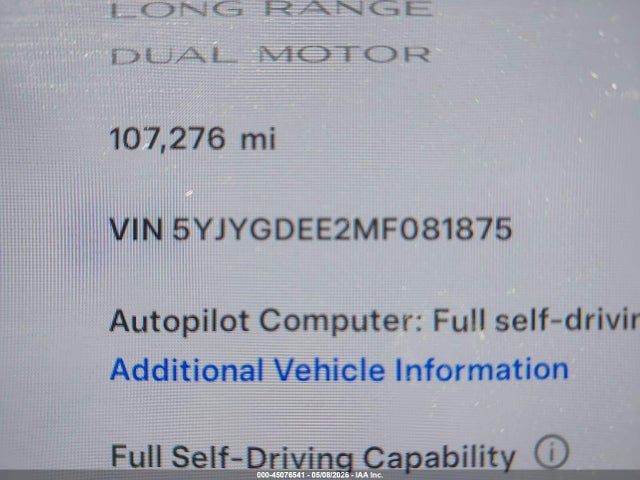 Tesla Model Y Long Range Dual Motor All-wheel Drive