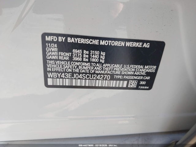 BMW i7 Edrive50