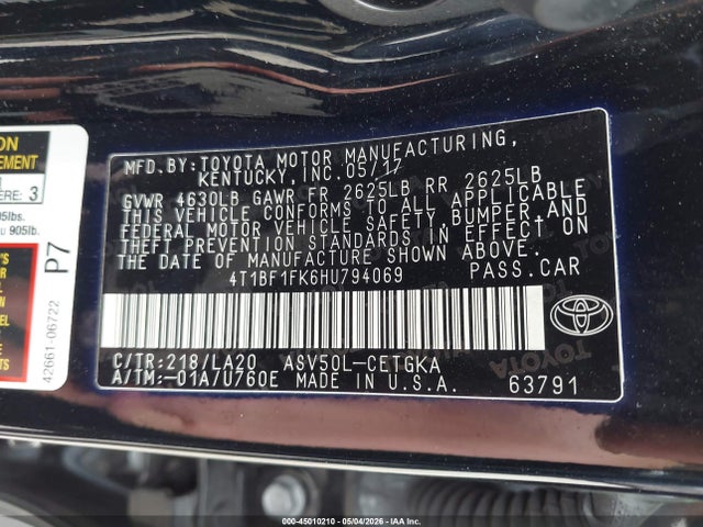 Toyota Camry Xle