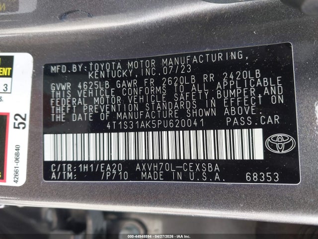 Toyota Camry Se Hybrid