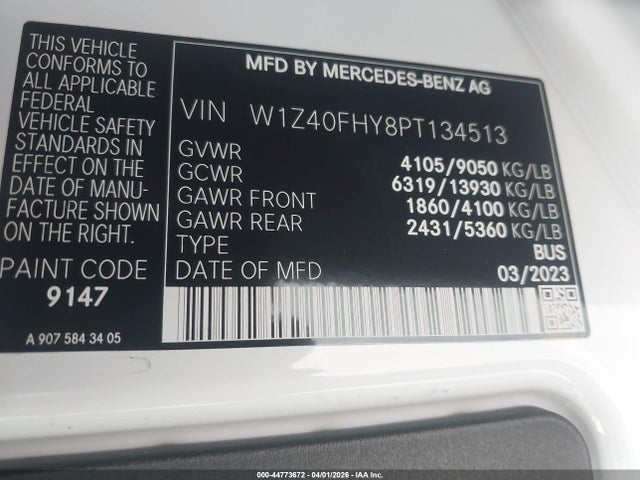 Mercedes-Benz Sprinter 2500 Standard Roof 4-cyl Gas