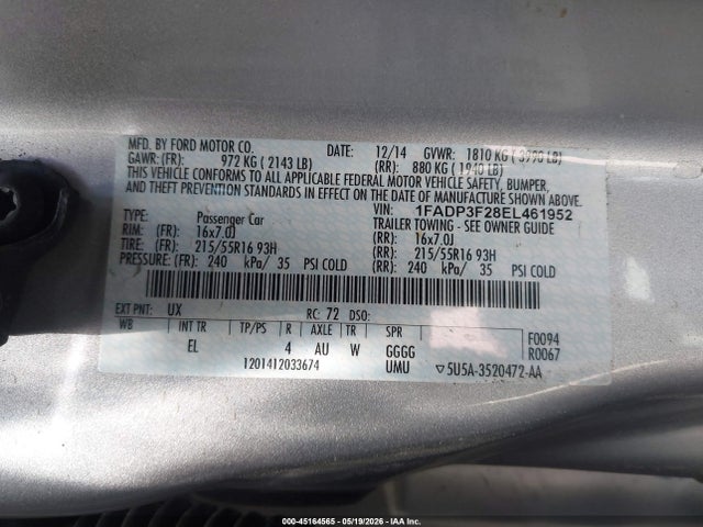 Ford Focus Se