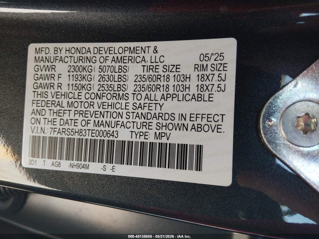 Honda CR-V Hybrid 2wd Sport-l