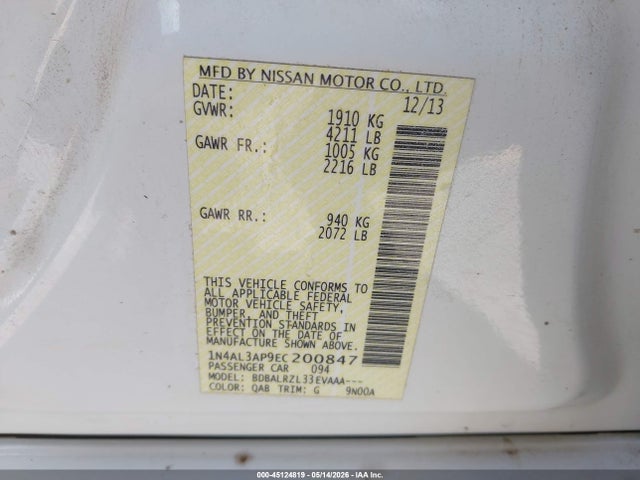 Nissan Altima 2.5 S