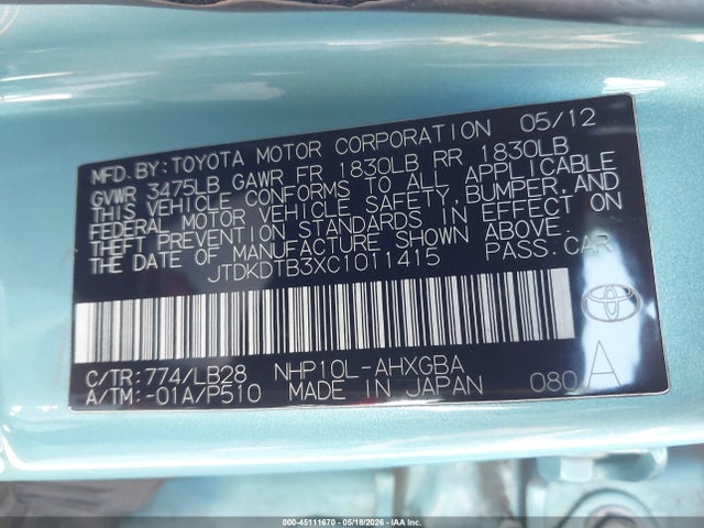 Toyota Prius c Four