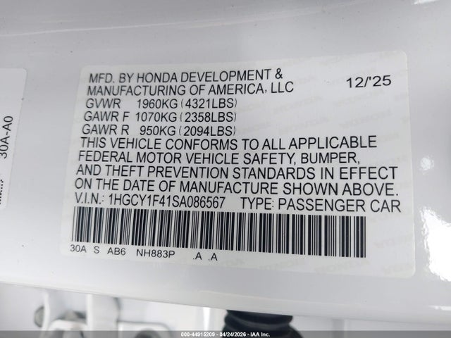 Honda Accord Se