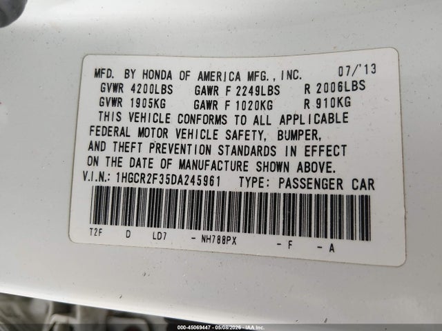 Honda Accord Lx