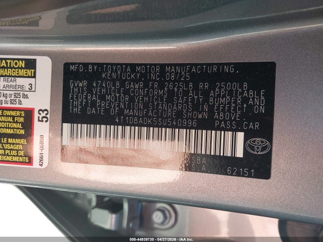 Toyota Camry Se
