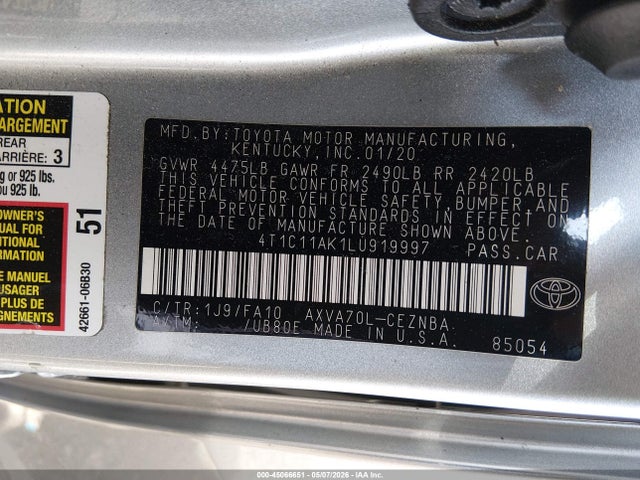Toyota Camry Le