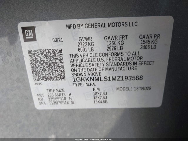 GMC Acadia Fwd Slt