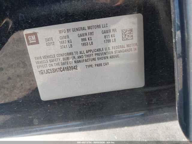 Chevrolet Sonic 2lt