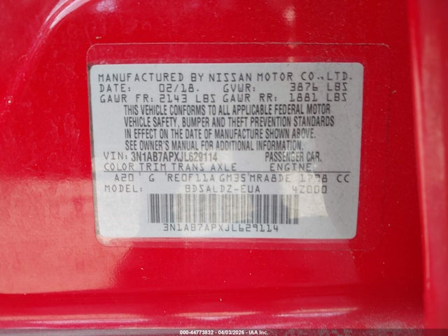 Nissan Sentra Sv