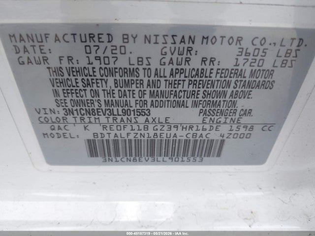 Nissan Versa Sv Xtronic Cvt